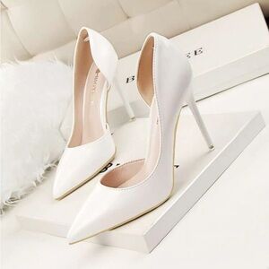 Elegant high-heeled shoes